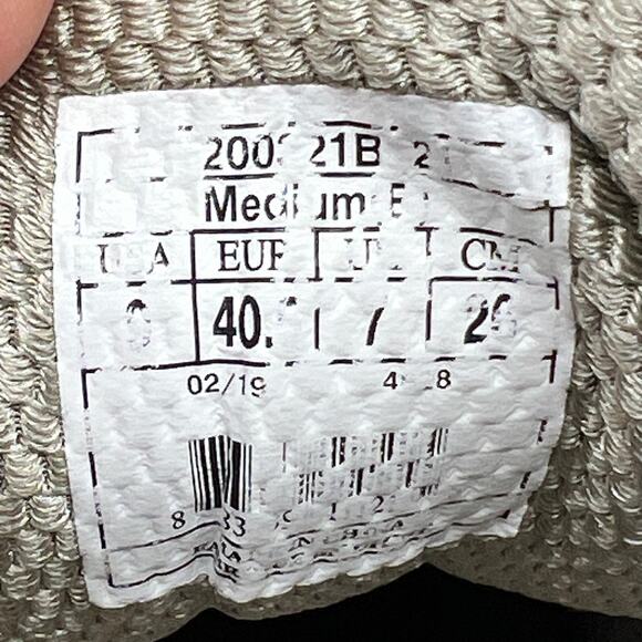 Brooks Shoes Womens 9 Addiction Walker Walking Sneaker Tan Beige Lace - Picture 7 of 9